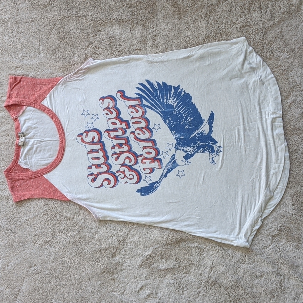 sleeveless Stars & Stripes Top